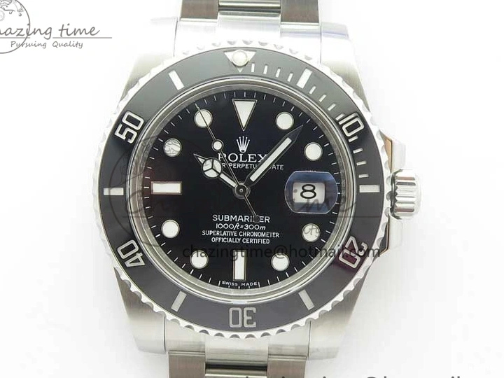MiroTime 0109 Comfortable Submariner 116610 LN Black Ceramic ARF 1:1 Best Edition 904L SS Case and Bracelet A2824 V 3218